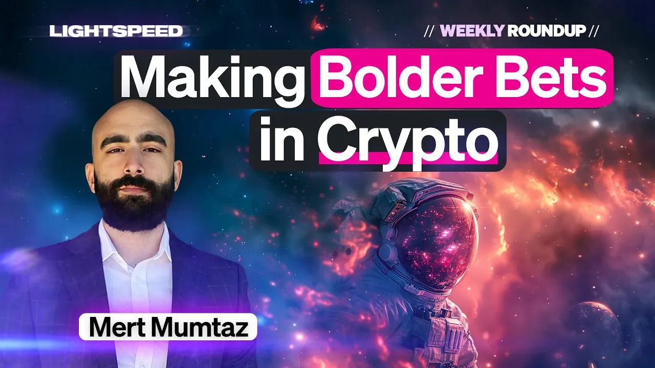 The Lack of Bold Bets in Crypto | Weekly Roundup