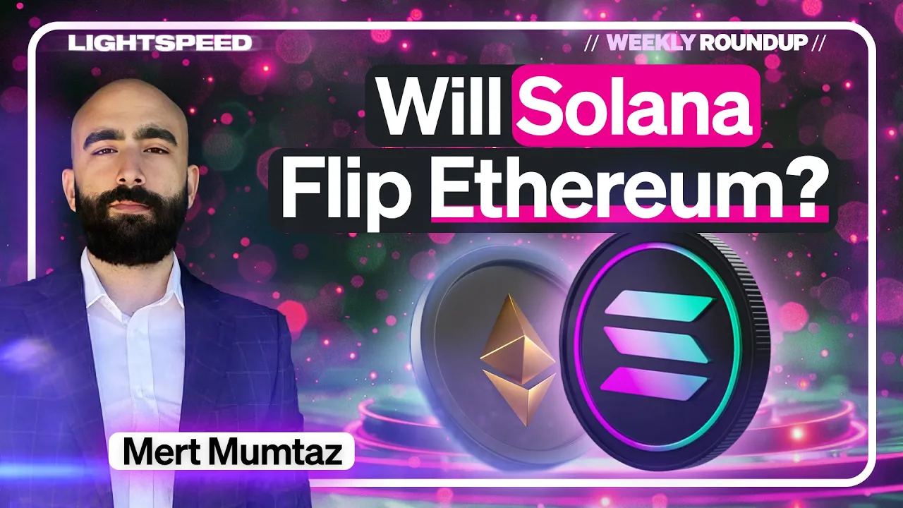 Will Solana Surpass Ethereum In Economic Value? | Mert Mumtaz