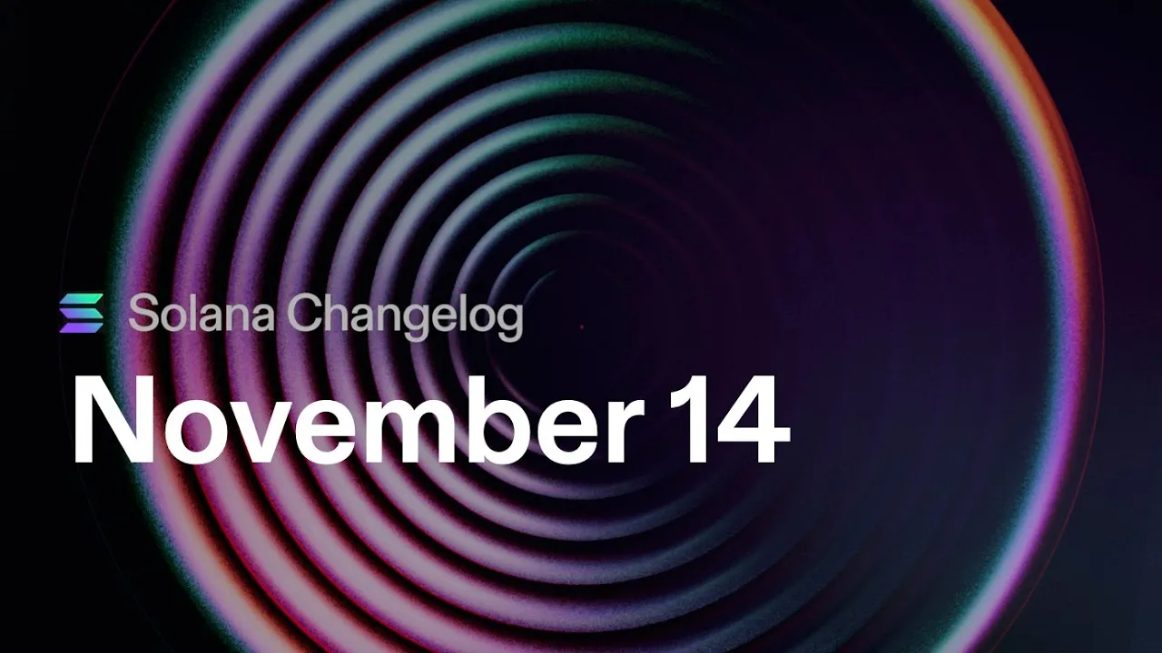 Solana Changelog - November 14 - Blockstore, Breakpoint, and Relaxed Transaction Constraints