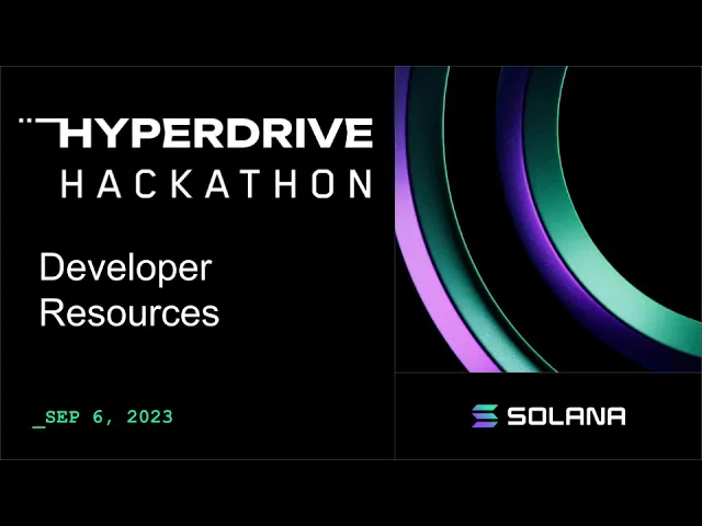 Solana Changelog - September 6 - Hyperdrive Hackathon Edition