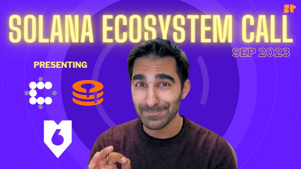 Solana Ecosystem Call ft. Code, 6th Man Ventures, and Maple (Sep 23)