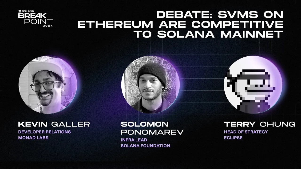 Debate: SVMs on Ethereum Are Competitive to Solana Mainnet